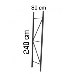 中柱底座，中等承重，240 X 80 厘米，灰色