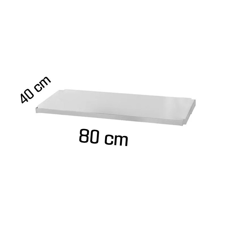 Balda 40*80cm para estantería almacen blanca