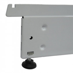 Base de pie blanca para estanteria