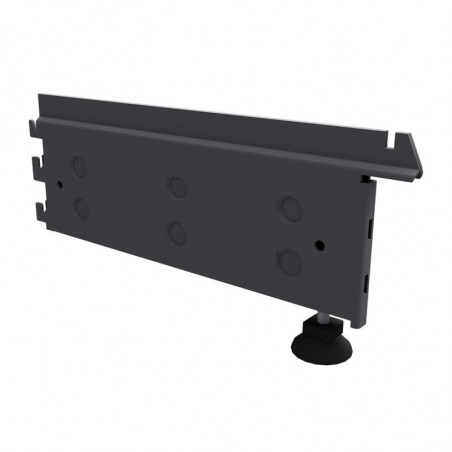 Base de pie gris para estanteria