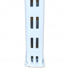 Columna blanca para estanteria comercial