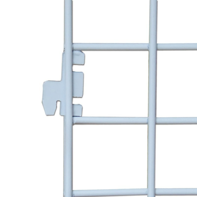 Reja blanca para estanteria comercial