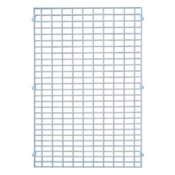 Reja blanca para estanteria comercial