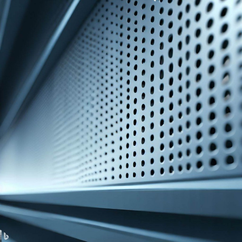 Panneau de fond perforé blanc